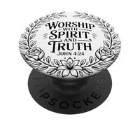Jehovah's Witness Worship With Spirit and Truth JW ORG PopSockets PopGrip Adesivo
