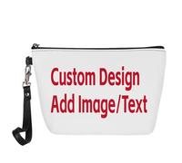 Jeiento - Beauty case per cosmetici da donna, portatile, da viaggio, piccola trousse per il trucco, organizer per articoli da toeletta, in pelle sintetica, L