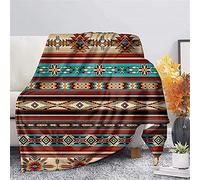 Jeiento Coperta Boho, Coperta da Lancio Stile Sud-Occidentale Multifunzione per Divano, Poltrona, Letto, Esterno, Viaggi, Campeggio, 114 x 150 cm