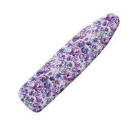 Jeiento Copertura per asse da stiro viola peonia con bordo elastico floreale in poliestere copriasse da stiro 38 x 137 cm, protezione di ricambio, facile installazione, decorazione per la casa