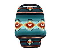 Jeiento Copertura per passeggino azteco in stile tribale per la privacy, copertura per seggiolone, copertura per seggiolone, per allattamento al seno per ragazzi e ragazze