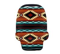 Jeiento Coprisedile auto Aztec Tribe per allattamento e allattamento, per mamma, seggiolone, carrozzina, universale, adatto per tessuto elasticizzato