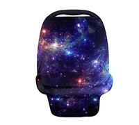 Jeiento Coprisedile per auto Galaxy per bambini, elastico, multiuso, copertura completa, colore: blu