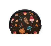 Jeiento Mini portamonete impermeabile con cerniera, pochette morbida e piccola borsa per il trucco, regalo squisito per donne e ragazze, Foglia Di Palma Fung, Portamonete