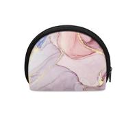 Jeiento Mini portamonete per borsetta, impermeabile, da viaggio, kit universale con chiusura a cerniera, borsa da viaggio per piccoli oggetti, chiavi, rossetto, carte di credito, regalo ideale, Marmo