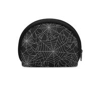 Jeiento Mini portamonete per borsetta, impermeabile, da viaggio, kit universale con chiusura a cerniera, borsa da viaggio per piccoli oggetti, chiavi, rossetto, carte di credito, regalo ideale, Spider