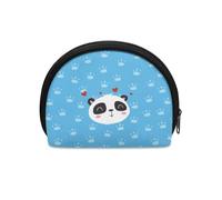 Jeiento Mini portamonete per donne e bambini, portamonete, universale, piccolo, morbido sacchetto con cerniera, perfetto per il tuo stile, Simpatico panda, Portamonete