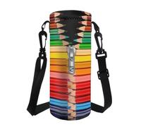 Jeiento Portabottiglie per matite colorate, in acciaio inox e plastica, per attività all'aperto, per bambini, donne, campeggio, ciclismo, viaggi, sport