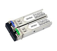 Jeirdus per Juniper SFP-GE10KT13R15 e SFP-GE10KT15R13 Modulo SFP 1.25G Ricetrasmettitore BIDI WDM 20KM Simplex LC 1310/1550nm (1paio)