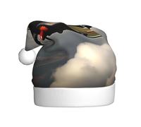 JEJEA Aereo della Seconda Guerra Mondiale 2-Standard-Scale-2_00x Stampa Gorros De Navidad Para Adultos, Cappelli di Babbo Natale per Divertenti, Novità Cappelli di Natale, Per Festa di Natale