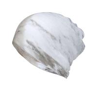 JEJEA Baby Polar Bear Print Slouchy Beanie per donne e uomini, caldo berretto berretto morbido antivento chemio cap stretch Skull Cap, Nero , S