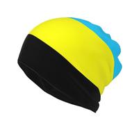 JEJEA Bandiera del Sultanato del Burongan Stampa Slouchy Beanie per donne e uomini, caldo berretto morbido antivento chemio Cap Stretch Skull Cap, Nero , S