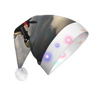 JEJEA Cappello di Babbo Natale con stampa di aeroplano della Seconda Guerra Mondiale 2-Standard-Scale-2_00x Cappello di Babbo Natale Adulto LED, Cappello di Natale con Luci per Donne e Uomini