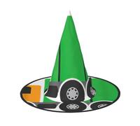 JEJEA I Love Garbage Trucks Stampa Donna Grande Cappello Strega Cappello Strega Cappello Streghe Cappelli Halloween Cosplay Party Accessorio