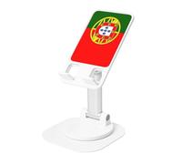 JEJEA Portoghese Bandiera Stampa Supporto Cellulare Rotante,Supporto per telefono cellulare per scrivania,Supporto per telefono regolabile, per tutti i telefoni