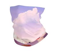 JEJEA Scaldacollo invernale con stampa a forma di cuore di cigno, morbida maschera per il viso, sciarpa per il freddo, sci, ciclismo, sport all'aria aperta