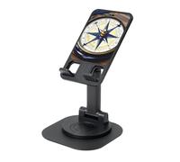 JEJEA Supporto per cellulare girevole con stampa di bussola nautica a vela, supporto per telefono cellulare da scrivania, supporto regolabile per tutti i telefoni