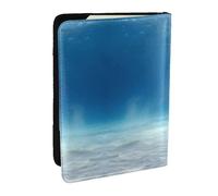 JEJEA Tiger Shark Print Travel Organizer Porta carte di credito passaporto BookPassport Holder Cover Wallet forTraveling, Nero , Taglia unica