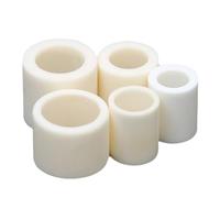 JEJKSXZTO Ossido 10 pezzi Tubo in ceramica Tubo in porcellana di allumina 3×5×10 mm-3,5×6,5×10 mm Adatto for elemento riscaldante e progetto di laboratorio di ricerca(3.3x8x6mm)