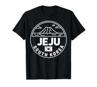Jeju Corea del Sud Circle Emblem Travel Souvenir Maglietta