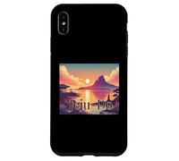 Jeju Do Island Tramonto Corea Scena Avventura Custodia per iPhone XS Max