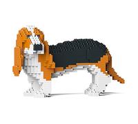JEKCA | Basset Hound, Kit Mattoncini da Costruzione, Sculture da Collezione, Perfetta Idea Regalo