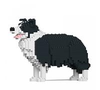 JEKCA | Border Collie 01S-M01 - Kit Mattoncini da Costruzione, Sculture in Blocchi da Costruire, Kit da Collezione, Perfetta Idea Regalo