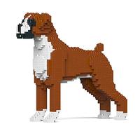 JEKCA | Boxer 01S-M01 - Kit Mattoncini da Costruzione, Sculture in Blocchi da Costruire, Kit da Collezione, Perfetta Idea Regalo