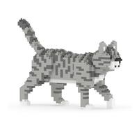 JEKCA Bricks Grey Tabby Cat Mini 01S ST19CM04
