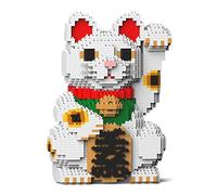 JEKCA | Maneki Neko 01S-M01 - Kit Mattoncini da Costruzione, Sculture in Blocchi da Costruire, Kit da Collezione, Perfetta Idea Regalo