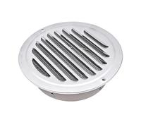 JEKKAH Presa a Muro per Esterni in Acciaio Inossidabile Addensato, Copertura per Cappa da Cucina, Uscita di Scarico per Cappa da Cucina a Testa Piatta(120mm(5inch))