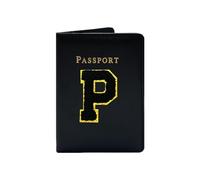 JEKUGOT Custodia per passaporto, porta passaporto personalizzato, porta passaporto in pelle PU, portafoglio da viaggio, carino porta passaporto, custodia per passaporto da donna, contiene carte di