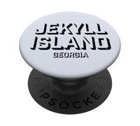 Jekyll Island Georgia - Blocco GA di Jekyll Island PopSockets PopGrip Adesivo