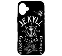 Jekyll Island Souvenir, Compass Rose, Barca a vela nautica Custodia per iPhone 16 Plus