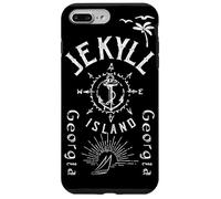 Jekyll Island Souvenir, Compass Rose, Barca a vela nautica Custodia per iPhone 7 Plus/8 Plus