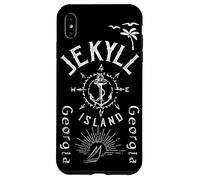 Jekyll Island Souvenir, Compass Rose, Barca a vela nautica Custodia per iPhone XS Max