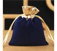 JekyTMP 10 sacchetti per gioielli, 12 x 15 cm, in velluto, per gioielli, caramelle, sacchetti regalo con coulisse, per gioielli, matrimoni, Natale, compleanni, feste, idea regalo (blu)