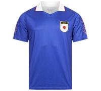 JELEX Retro History - Maglia da uomo, con logo ricamato e maniche corte, design nostalgico per gli appassionati di calcio, ideale per collezionisti, Giappone, M