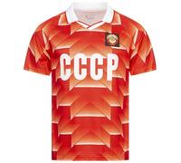 JELEX Retro History - Maglia da uomo con logo ricamato e maniche corte, design nostalgico per gli appassionati di calcio, ideale per i collezionisti, M