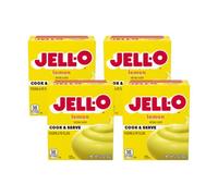 Jell-O, Cook & Serve, Pudding & Pie Filling, Lemon, 2.9oz Box (Pack of 4)