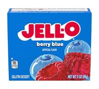 Jell-o gelatina al mirtillo blu