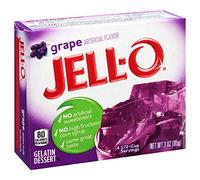 JELL-O GRAPE - GELATINA ALL'UVA - 85g / 3oz