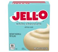 Jell-o Instant Pudding & Pie Filling, White Chocolate, 3.3-ounce Boxes (Pack of 4) by Jell-O