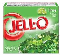 Jell-o Lime 3.oz 85g gelatina (2 confezioni)