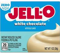 Jell-O Sugar-Free Instant Pudding and Pie Filling, White Chocolate, 1-Ounce Boxes (Pack of 6) by Jell-O