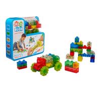 Jelly Blox - Kit Veicolo - 35 Mattoncini Tattili per Creare un Camion - Gioco di Costruzione per Bambini dai 2 Anni - Esperienza Sensoriale con Blocchi Elastici, Morbidi e Flessibili