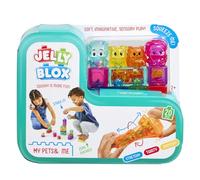 Jelly Blox My Pets and Me - 20 Blocchi Tattili per Bimbi Ideale dai 2 Anni | Comprende due personaggi e due creature da assemblare - elementi estensibili e flessibili - gioco divertente