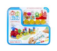 Jelly Blox Squish Train Set | 35 Pezzi | Bambini & Prescolare | I blocchi di costruzione che i bambini possono spremere, allungare, schiacciare, rete accreditata, sicurezza testata e priva