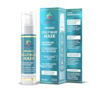 JELLY BLUE ORGANIC MASK Maschera viso TONIFICANTE per pelle normale e secca, 50 ml
