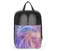 Jelly Fish - Borsa per scarpe da golf, colore arcobaleno pastello iridescente, per viaggi e uso quotidiano, anti-polvere